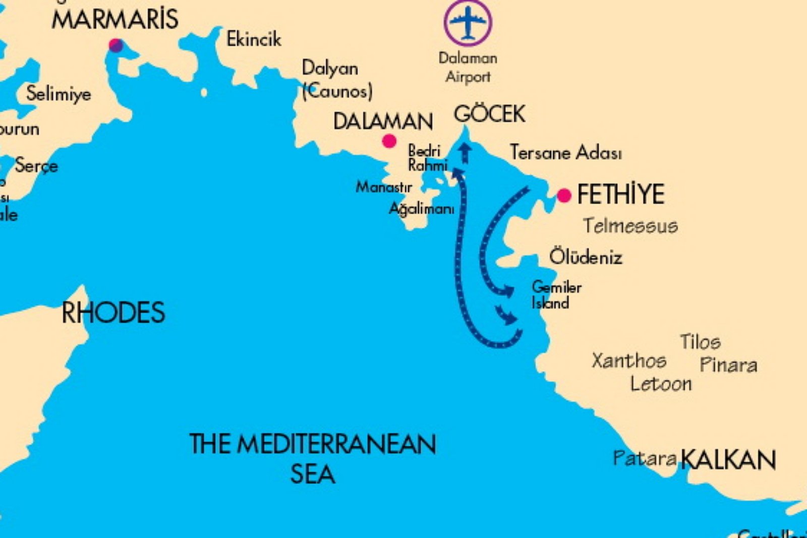 Fethiye - Göcek - Fethiye