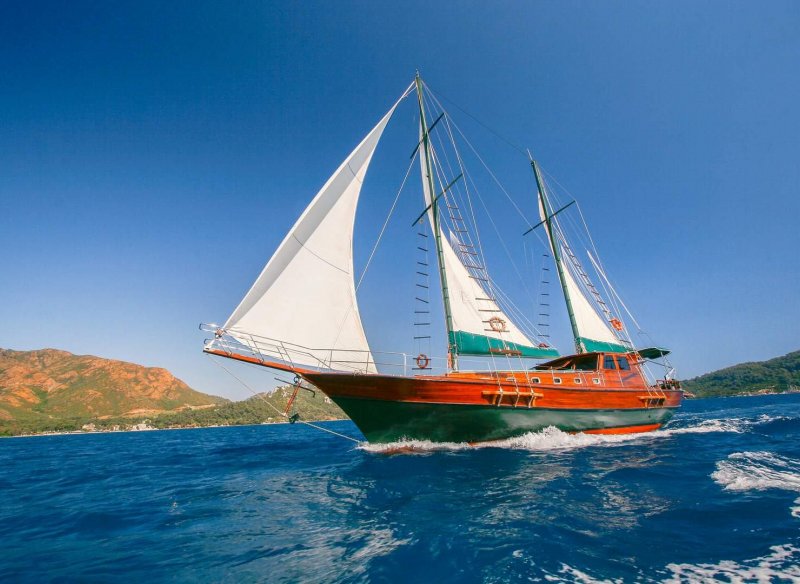 Marmaris\' te 18 Mt, 3 Kabinli, 6 Kişilik Gulet