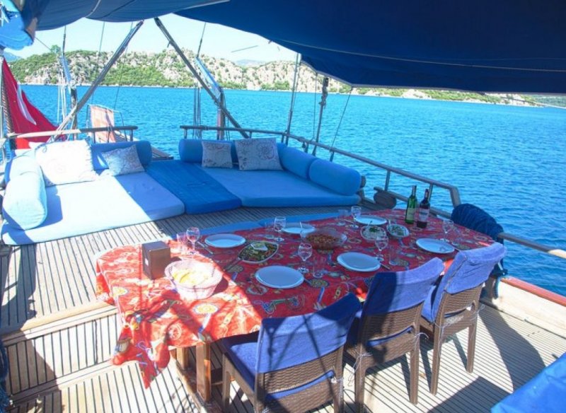 Marmaris' te 20 Mt, 4 Kabinli, 8 Kişilik Gulet