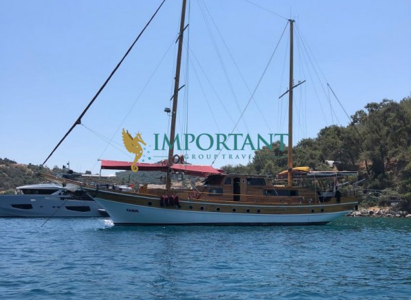 Rental Yacht with 6 Cabins in Bodrum, Turkey