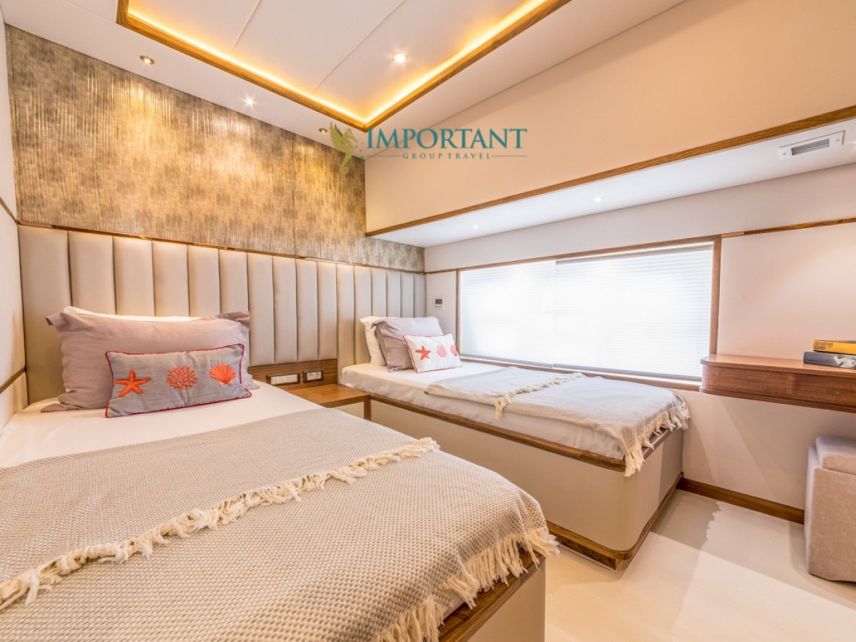 Göcek' te 4 kabinli Lüks Trawler Motoryat