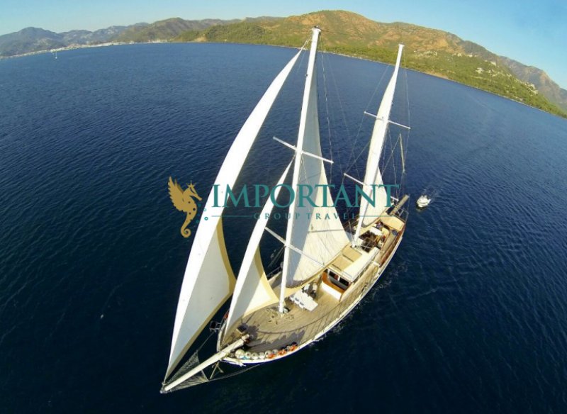 30 Mt Gulet with 8 Cabin for 16 Pax in Marmaris