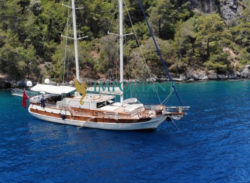 21 Mt Luxury Gulet with 4 Cabins for 8 Person in Fethiye, Turkey