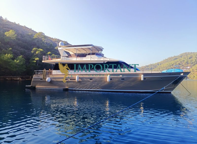 4 Cabins Rental 23 mt Motoryacht in Gocek