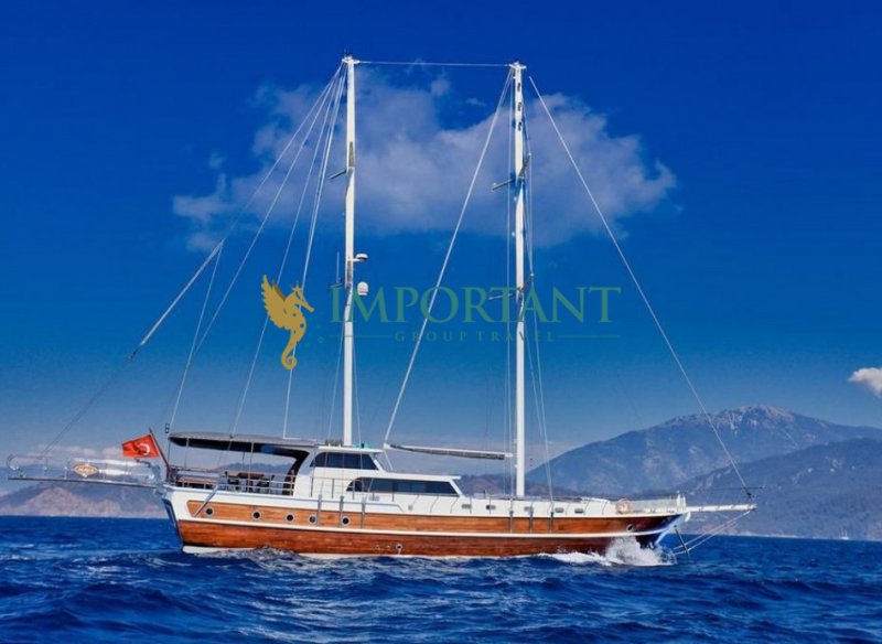 26 Mt Gulet with 4 Cabins for 8 Person in Göcek, Fethiye