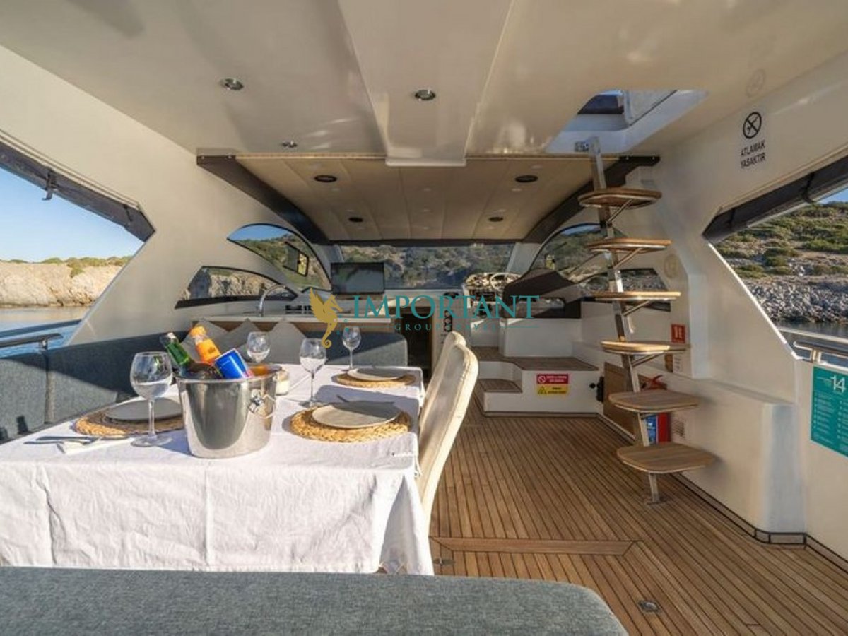 2 kabinli 4 kişilik 17 Mt Motor Yat.