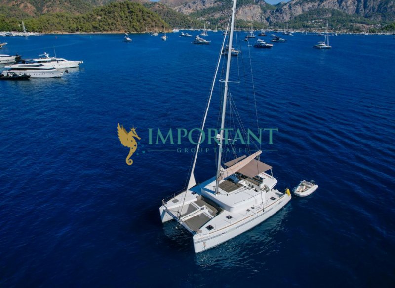 Göcek'te Kiralık 3 Kabinli 14 mt Katamaran