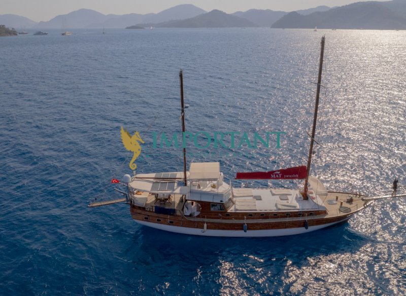 Göcek' te 4 Kabinli 8 kişilik 22mt. Gulet