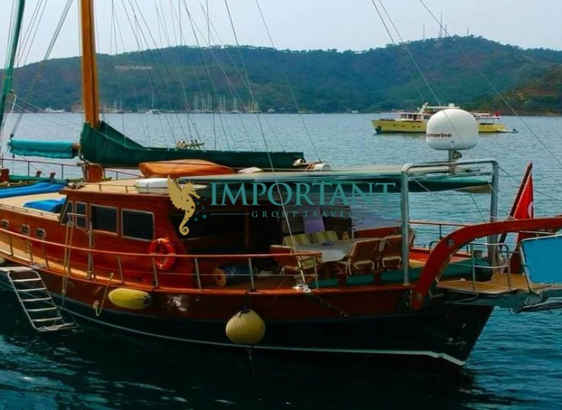 Bodrum' da 20 MT Kiralık 3 Kabinli Gulet