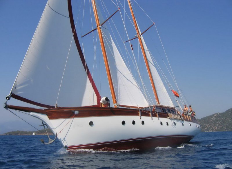 19 Mt Gulet with 4 Cabins for 8 Persons in Göcek, Turkey